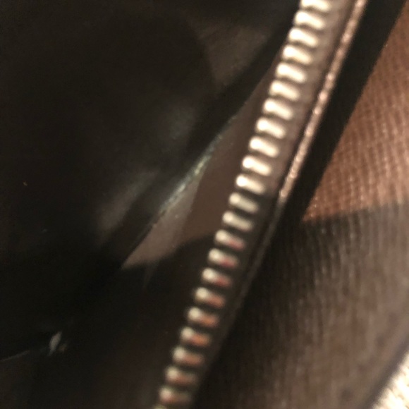 Authentic LOUIS VUITTON N61654 Damier wallet leather - Picture 14 of 17